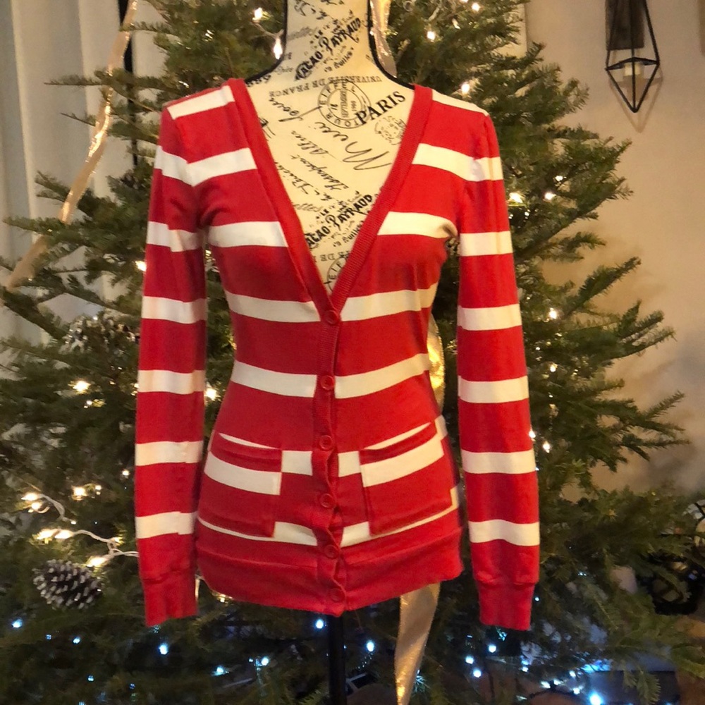 💗 Love Culture Striped Cardigan